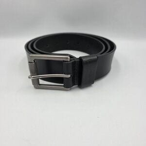 Carhartt Men's Belt Full Grain Leather WB5562-M Size 44 Black 1-1/2" Wide